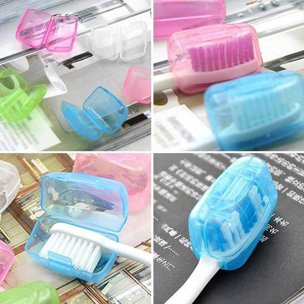5x  Portable Toothbrush Case Cover Holder Travel Hiking Camping Brush Case 